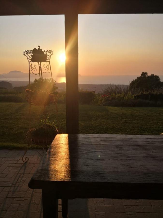 Villa Siciliana Con Piscina E Vista Panoramica Sul Mare Borgetto Eksteriør billede
