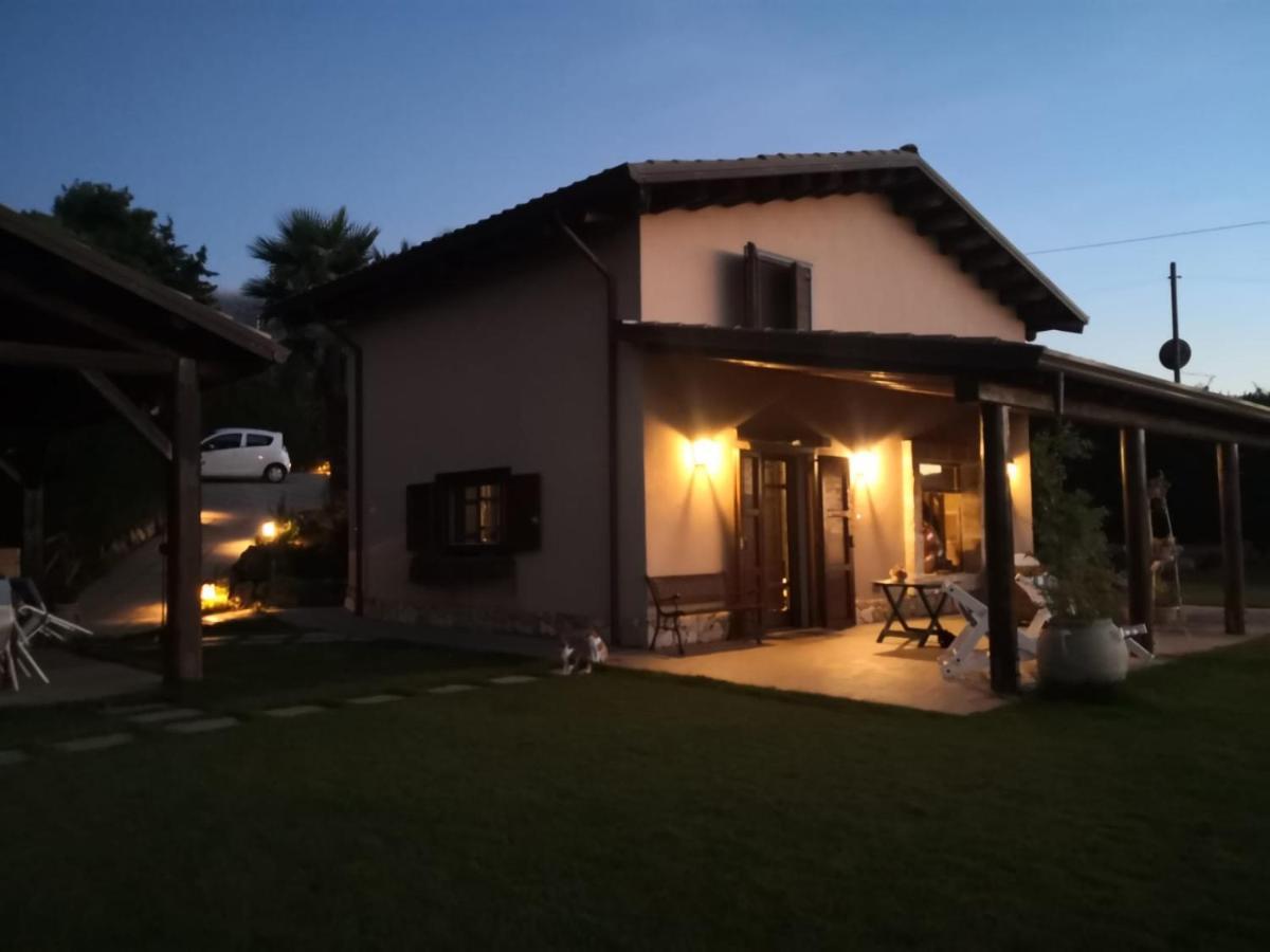 Villa Siciliana Con Piscina E Vista Panoramica Sul Mare Borgetto Eksteriør billede
