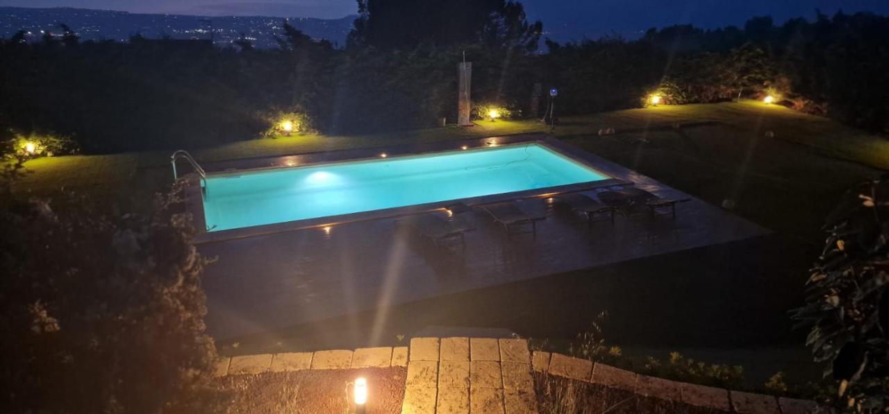 Villa Siciliana Con Piscina E Vista Panoramica Sul Mare Borgetto Eksteriør billede