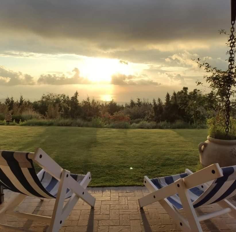 Villa Siciliana Con Piscina E Vista Panoramica Sul Mare Borgetto Eksteriør billede