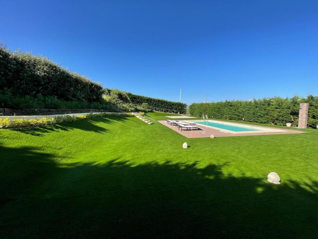 Villa Siciliana Con Piscina E Vista Panoramica Sul Mare Borgetto Eksteriør billede