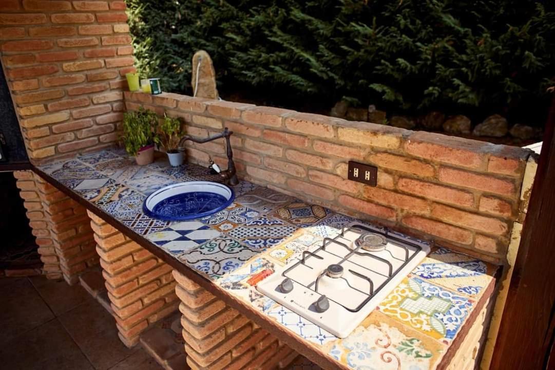 Villa Siciliana Con Piscina E Vista Panoramica Sul Mare Borgetto Eksteriør billede
