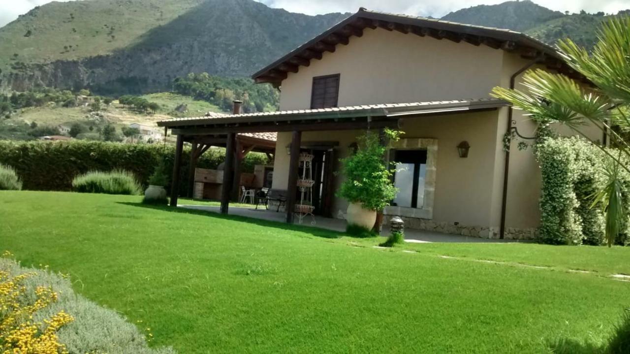 Villa Siciliana Con Piscina E Vista Panoramica Sul Mare Borgetto Eksteriør billede